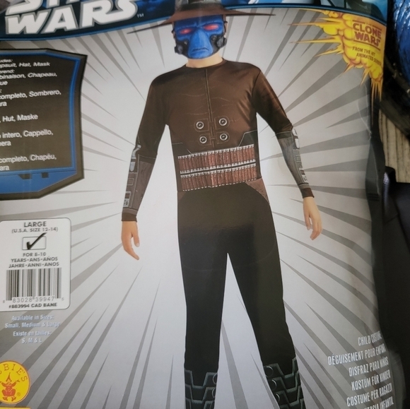 Rubie's Star Wars Clone Wars Child's Cad Bane Costume and Mask, Large 8-10 Years - Picture 6 of 9